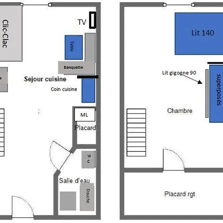 Dore Confort, 2 Pieces, 4 Personnes Appartement *