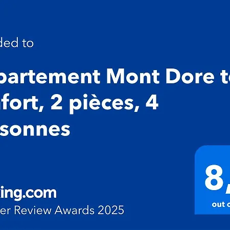 公寓 Dore Confort, 2 Pieces, 4 Personnes 勒蒙多尔